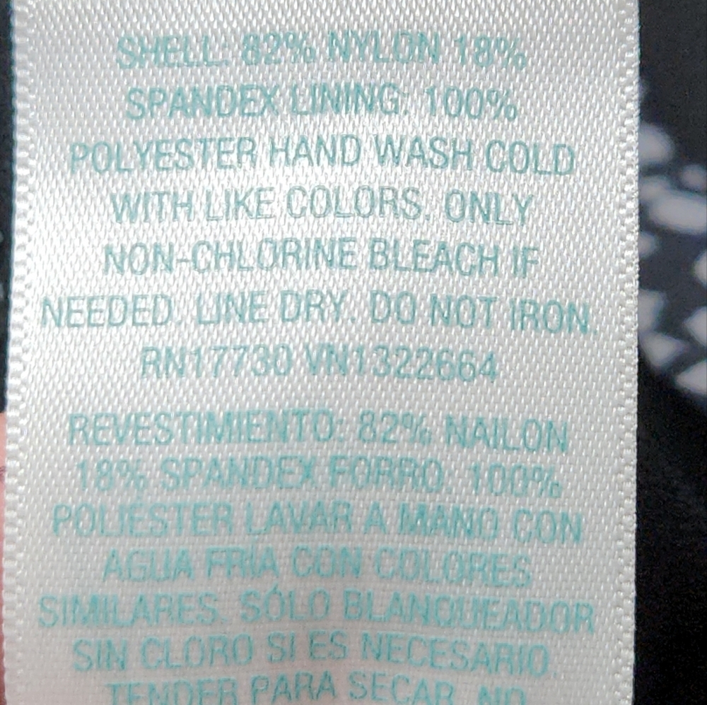 Women's High Neck Tankini Top - Kona Sol Black L - Picture 13 of 13